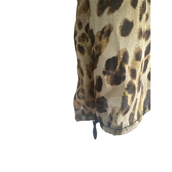 2/$30 ZARA Large Leopard Print Lace Trim Top - Picture 9 of 13